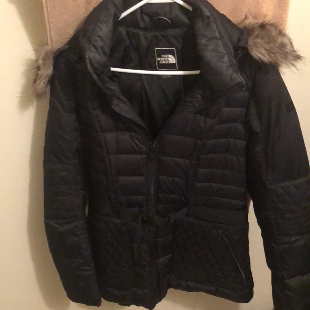 NorthFace Jacket w/ belt